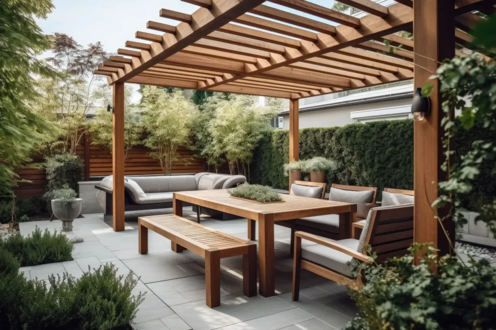 Pergola à Ouzouer-sur-Loire